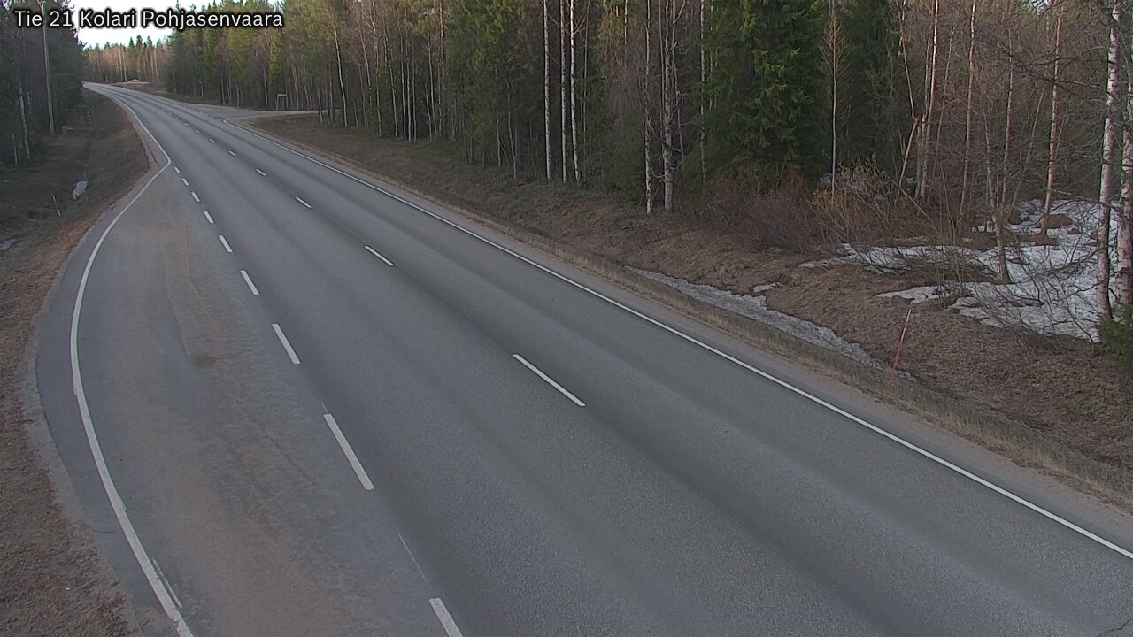 Weather Camera Image Road 21 Kolari, Pohjasenvaara, Kolari, Lappi