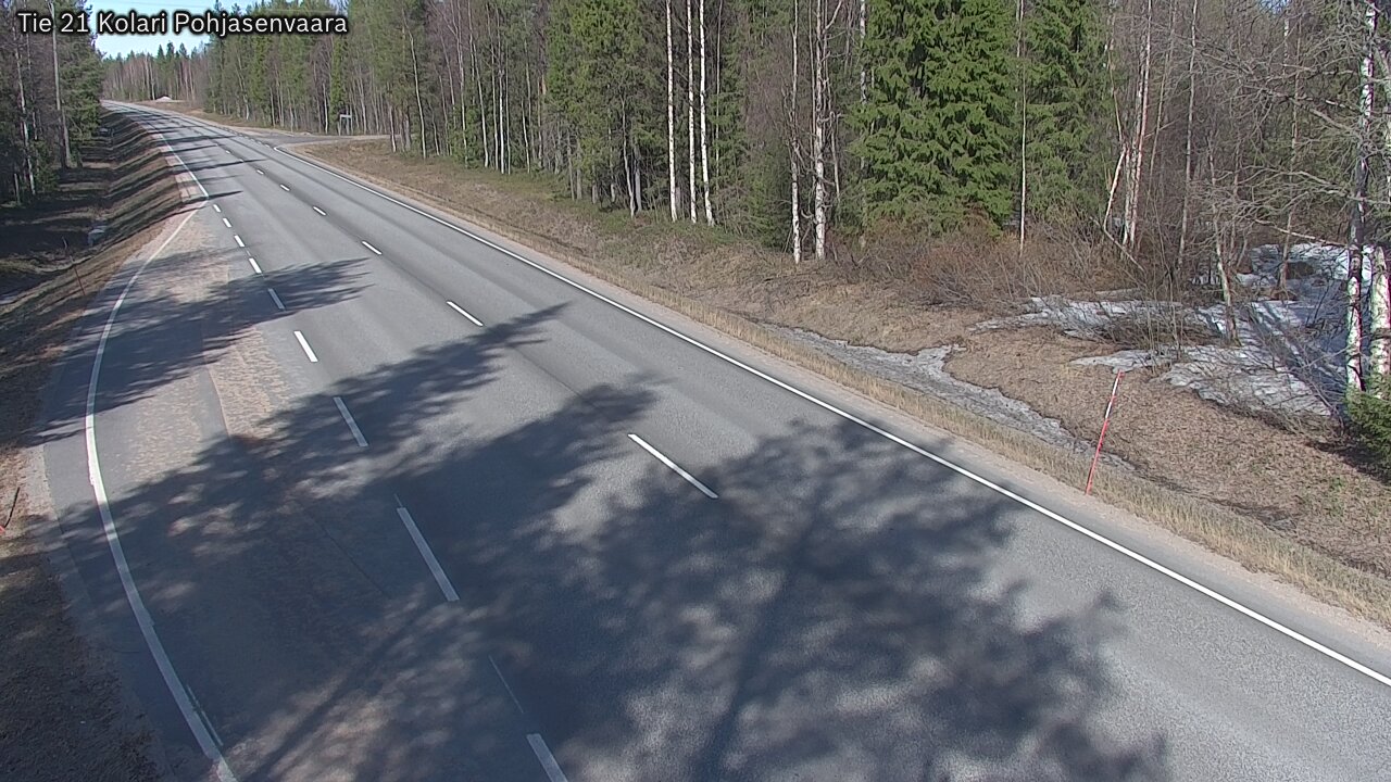 Weather Camera Image Road 21 Kolari, Pohjasenvaara, Kolari, Lappi