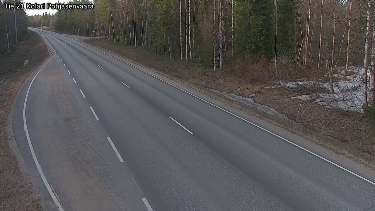 Weather Camera Image Road 21 Kolari, Pohjasenvaara, Kolari, Lappi