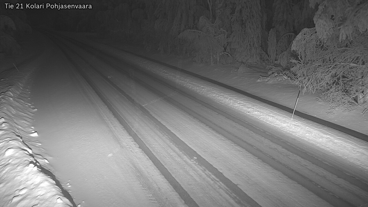 Weather Camera Image Road 21 Kolari, Pohjasenvaara, Kolari, Lappi