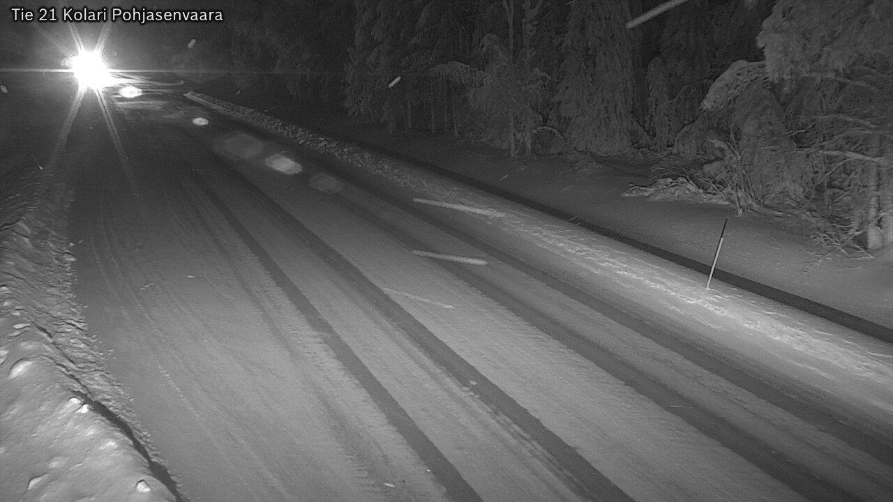 Weather Camera Image Väg 21 Kolari, Pohjasenvaara, Kolari, Lappi