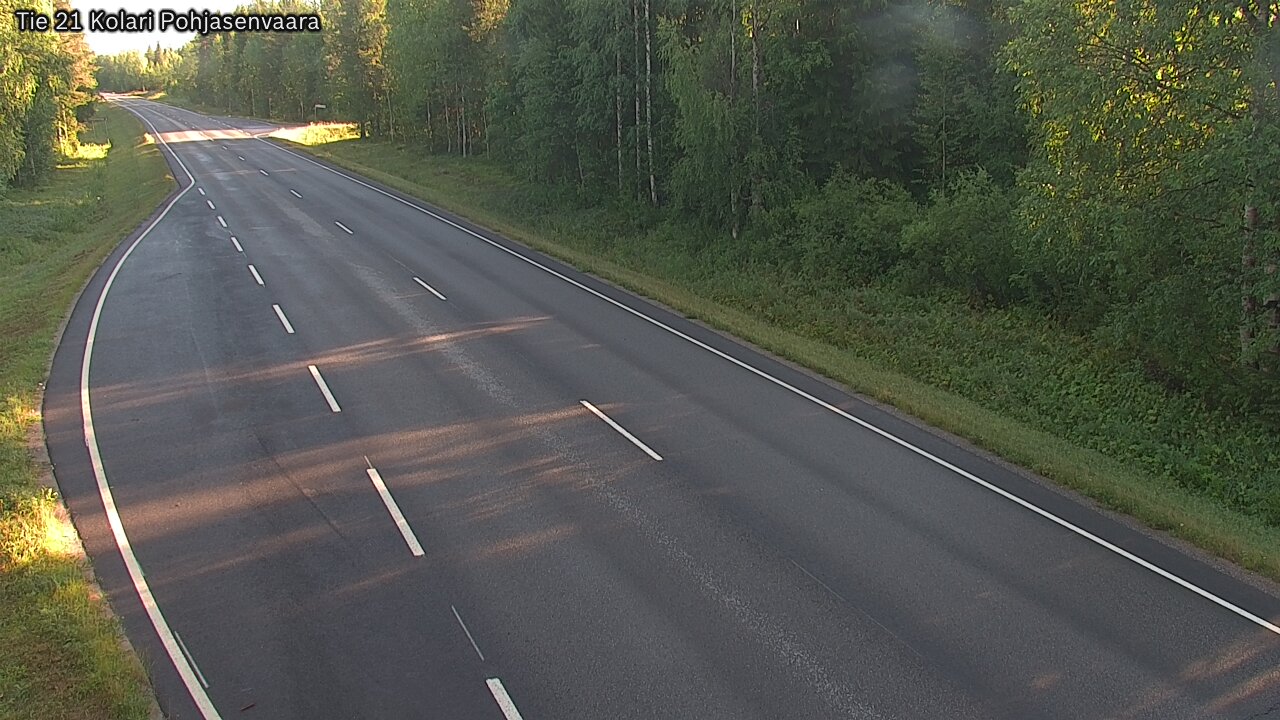 Weather Camera Image Väg 21 Kolari, Pohjasenvaara, Kolari, Lappi