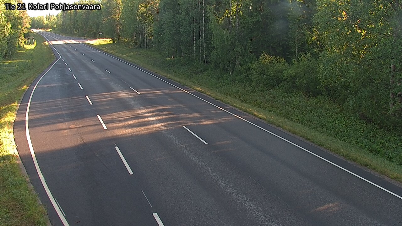 Weather Camera Image Väg 21 Kolari, Pohjasenvaara, Kolari, Lappi
