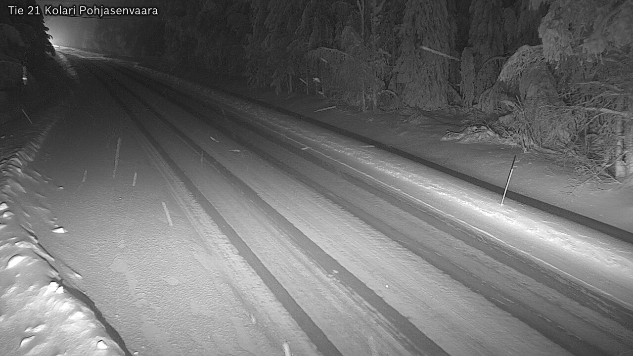 Weather Camera Image Väg 21 Kolari, Pohjasenvaara, Kolari, Lappi