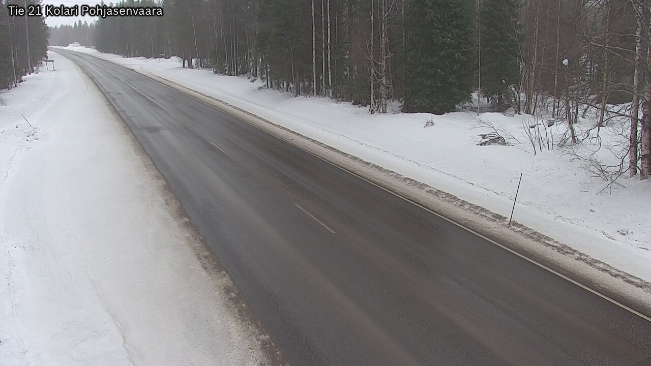 Weather Camera Image Road 21 Kolari, Pohjasenvaara, Kolari, Lappi