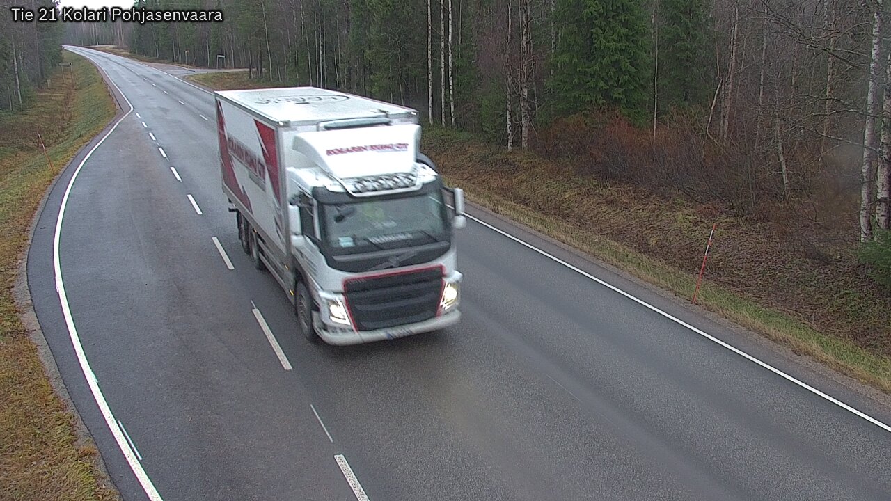 Weather Camera Image Väg 21 Kolari, Pohjasenvaara, Kolari, Lappi