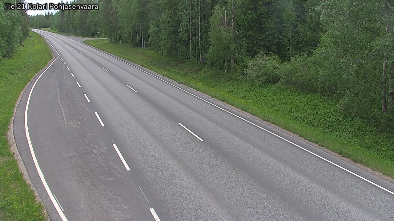 Weather Camera Image Väg 21 Kolari, Pohjasenvaara, Kolari, Lappi