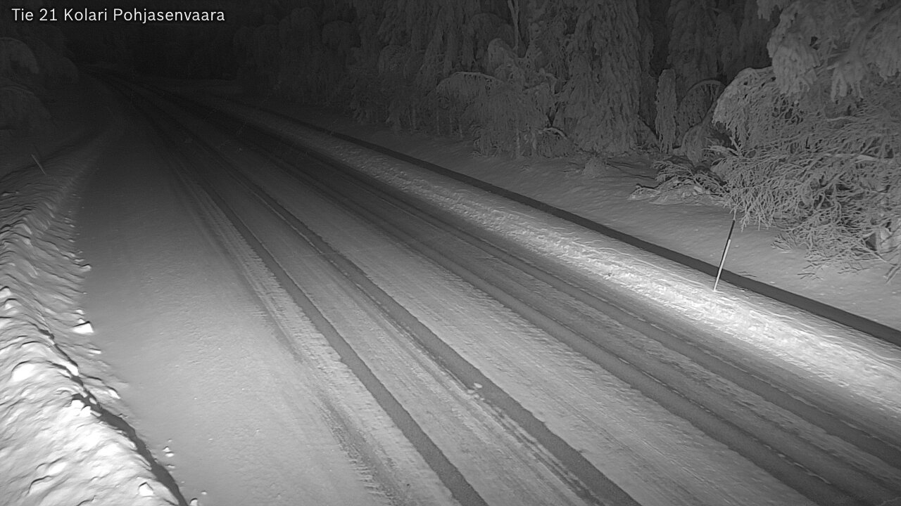 Weather Camera Image Road 21 Kolari, Pohjasenvaara, Kolari, Lappi