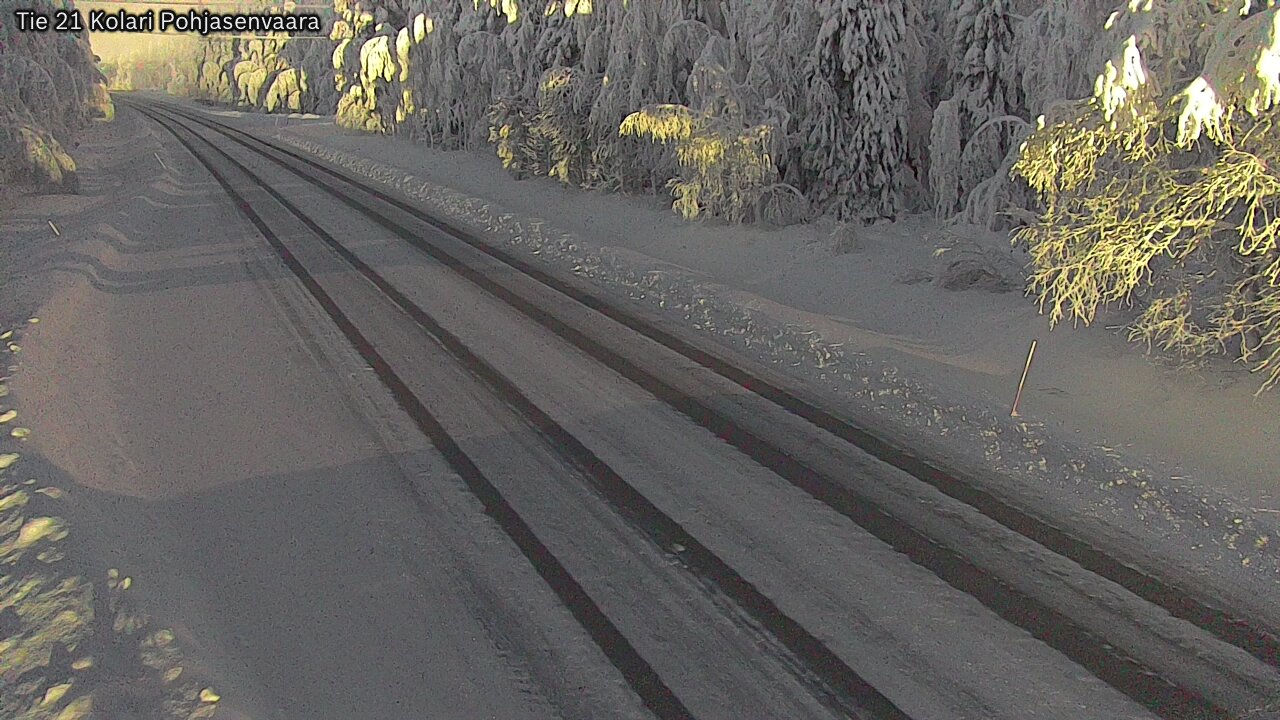 Weather Camera Image Road 21 Kolari, Pohjasenvaara, Kolari, Lappi