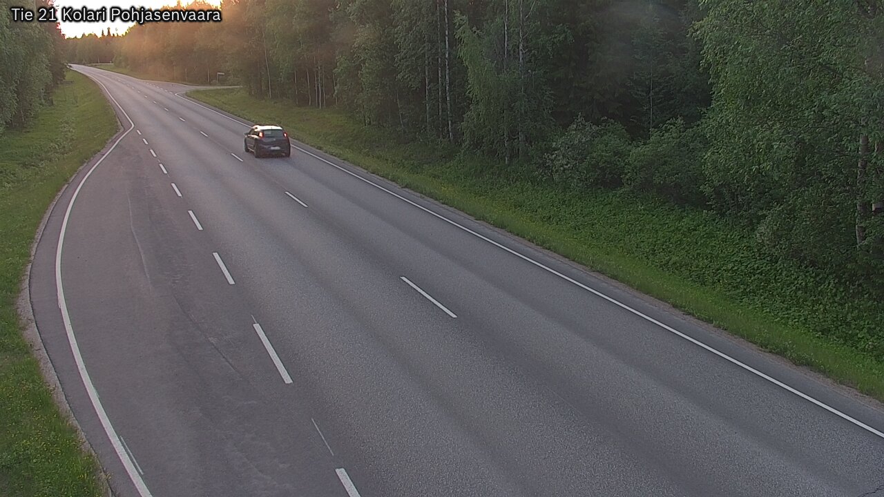 Weather Camera Image Road 21 Kolari, Pohjasenvaara, Kolari, Lappi