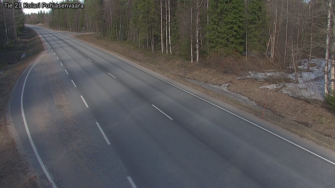 Weather Camera Image Road 21 Kolari, Pohjasenvaara, Kolari, Lappi