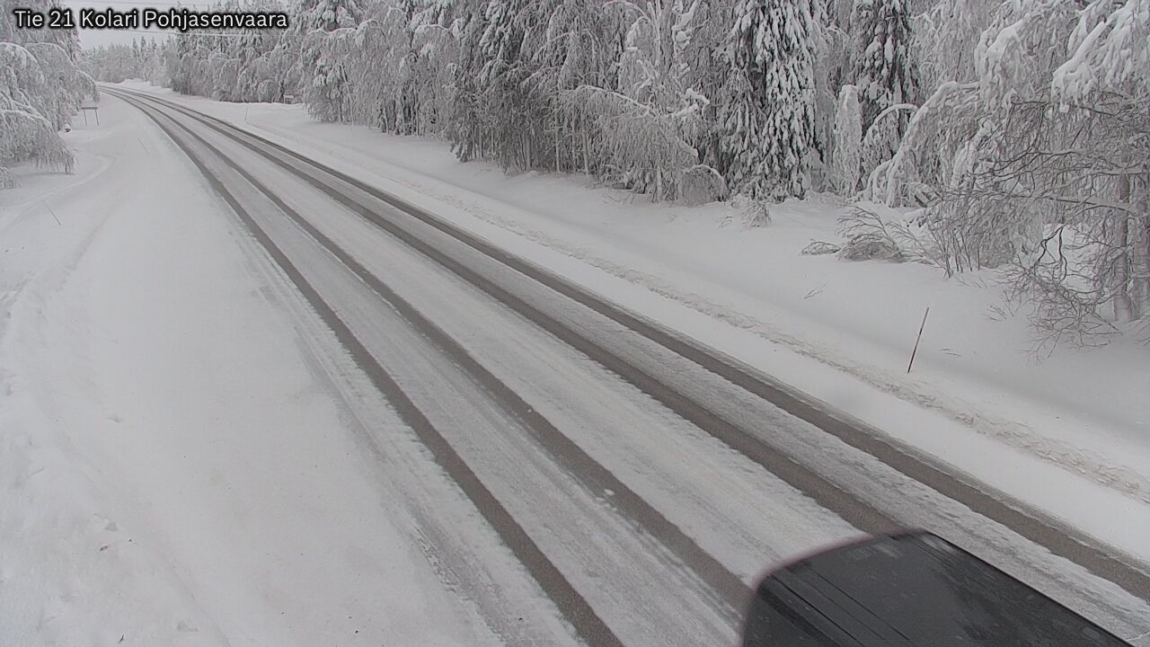 Weather Camera Image Väg 21 Kolari, Pohjasenvaara, Kolari, Lappi
