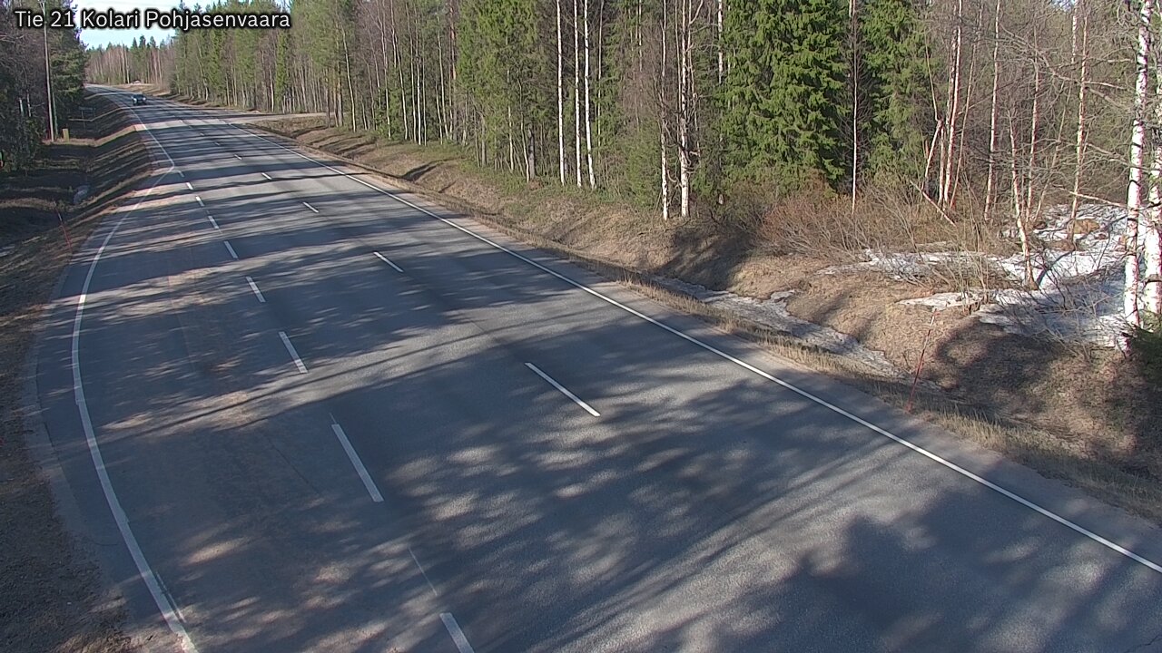 Weather Camera Image Road 21 Kolari, Pohjasenvaara, Kolari, Lappi