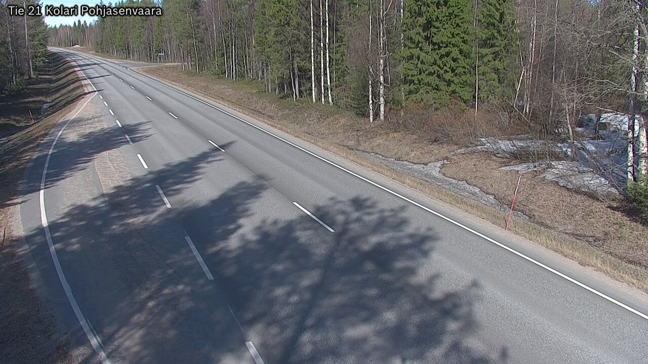 Weather Camera Image Road 21 Kolari, Pohjasenvaara, Kolari, Lappi