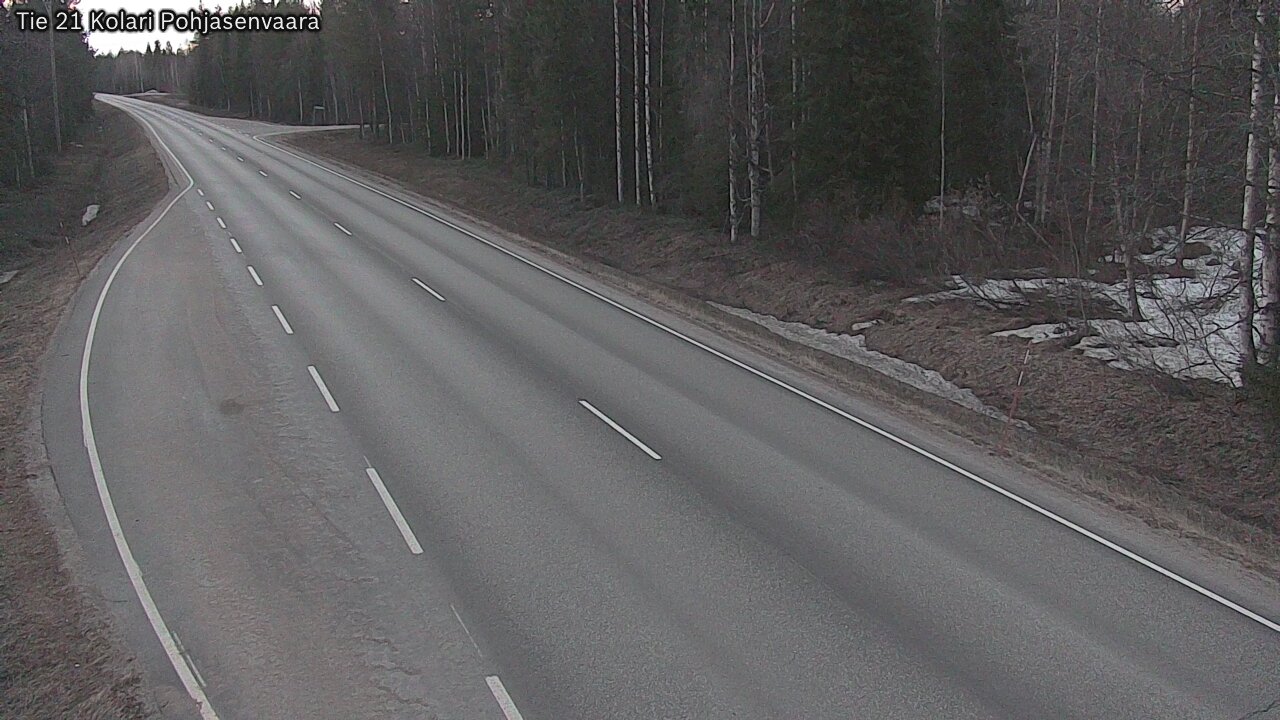 Weather Camera Image Road 21 Kolari, Pohjasenvaara, Kolari, Lappi