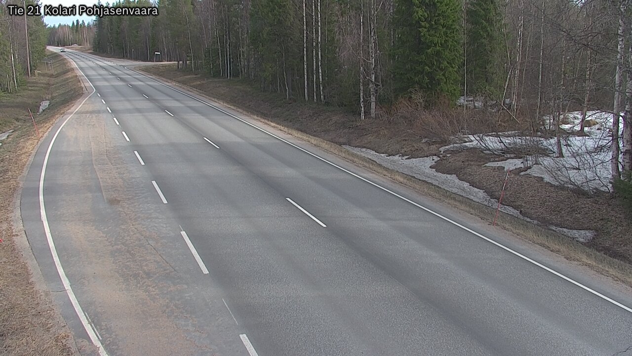 Weather Camera Image Road 21 Kolari, Pohjasenvaara, Kolari, Lappi