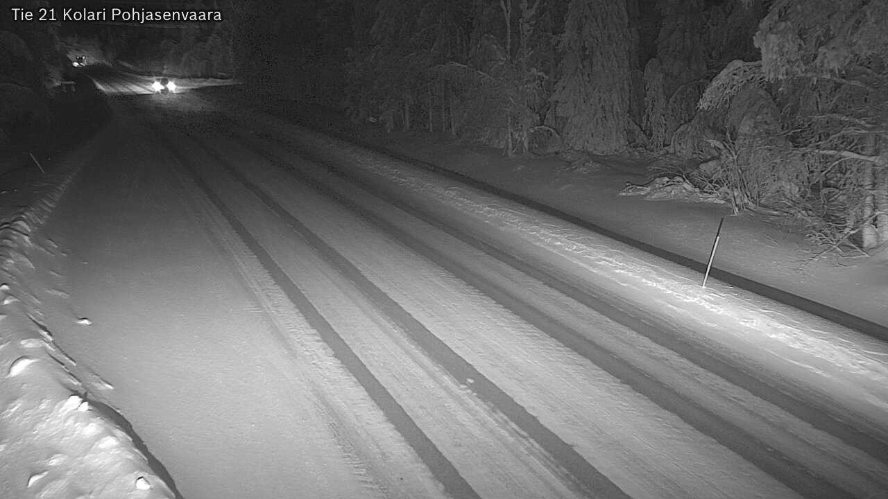 Weather Camera Image Väg 21 Kolari, Pohjasenvaara, Kolari, Lappi