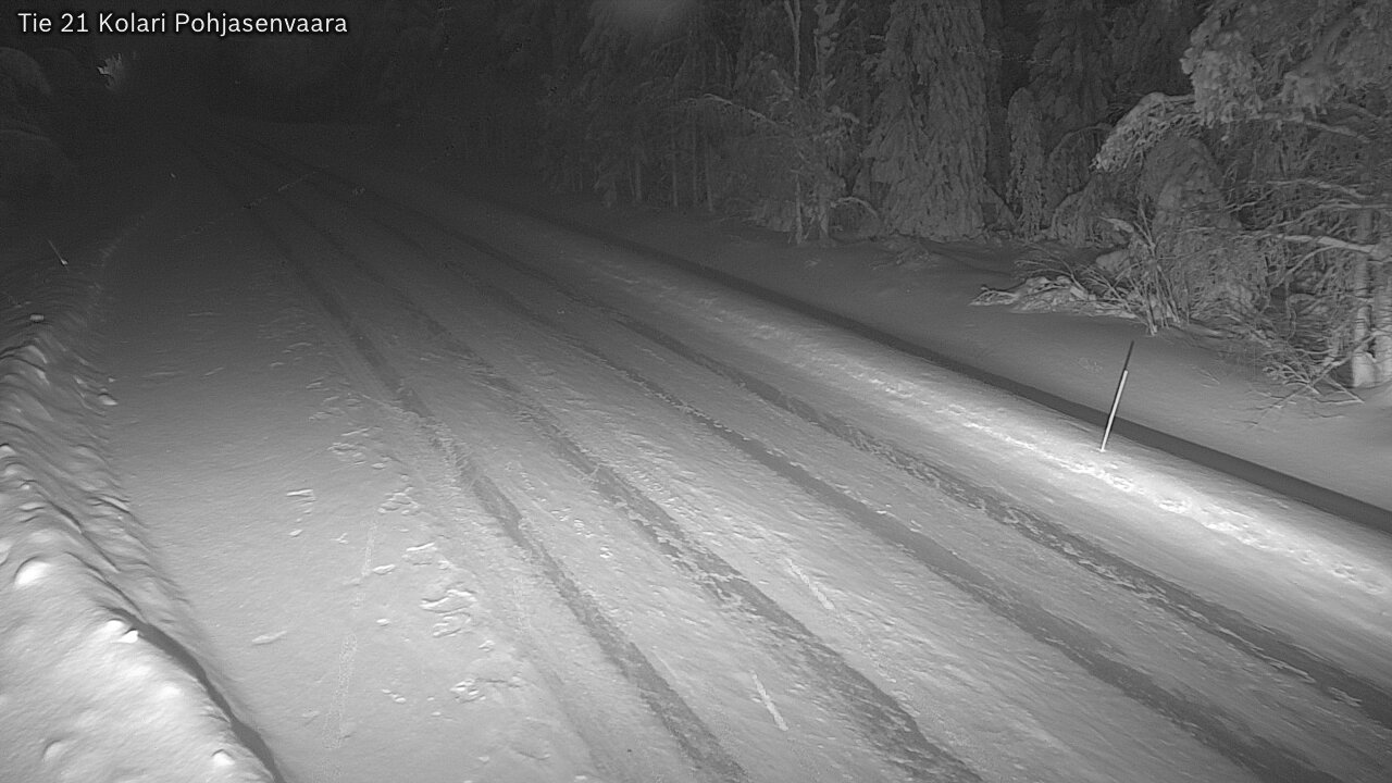 Weather Camera Image Väg 21 Kolari, Pohjasenvaara, Kolari, Lappi