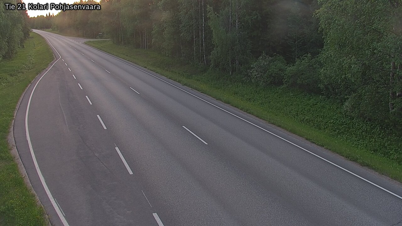 Weather Camera Image Road 21 Kolari, Pohjasenvaara, Kolari, Lappi