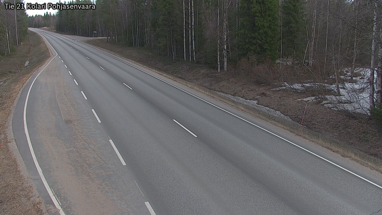 Weather Camera Image Väg 21 Kolari, Pohjasenvaara, Kolari, Lappi
