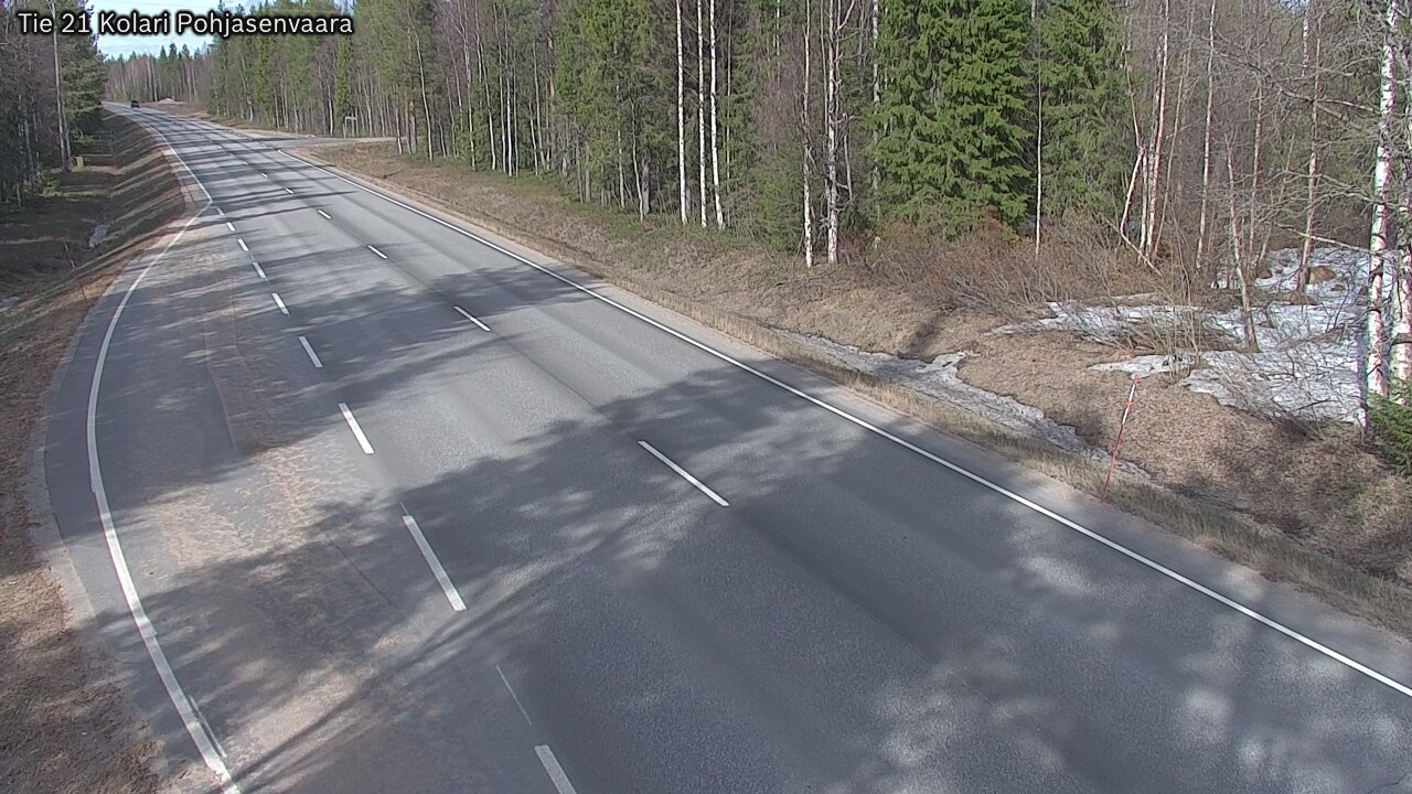 Weather Camera Image Road 21 Kolari, Pohjasenvaara, Kolari, Lappi