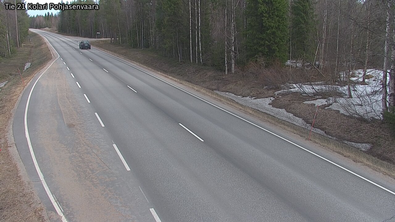 Weather Camera Image Road 21 Kolari, Pohjasenvaara, Kolari, Lappi