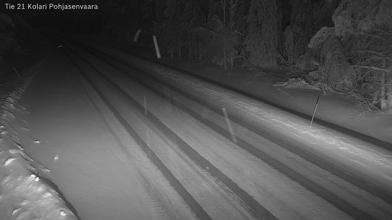 Weather Camera Image Väg 21 Kolari, Pohjasenvaara, Kolari, Lappi