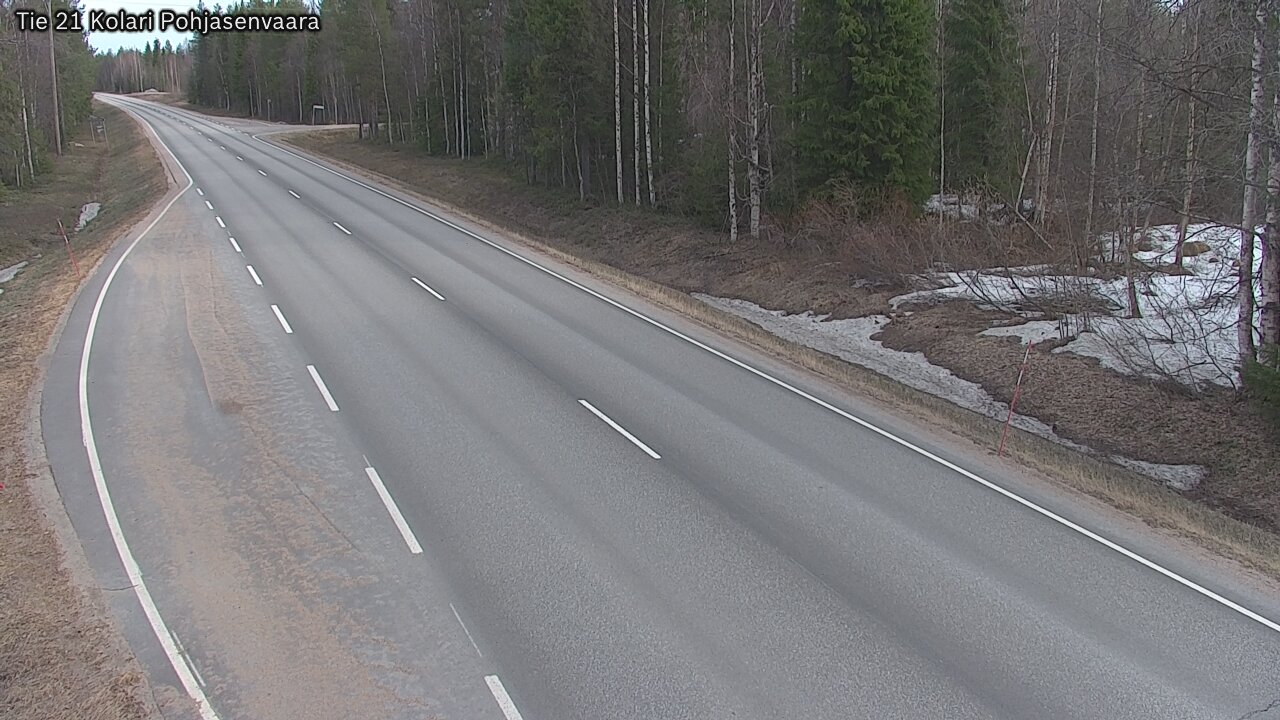 Weather Camera Image Road 21 Kolari, Pohjasenvaara, Kolari, Lappi