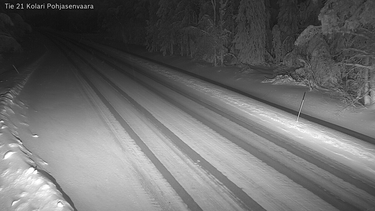 Weather Camera Image Väg 21 Kolari, Pohjasenvaara, Kolari, Lappi
