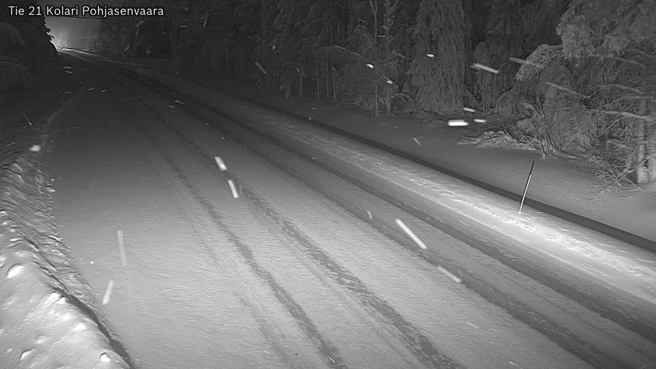 Weather Camera Image Väg 21 Kolari, Pohjasenvaara, Kolari, Lappi