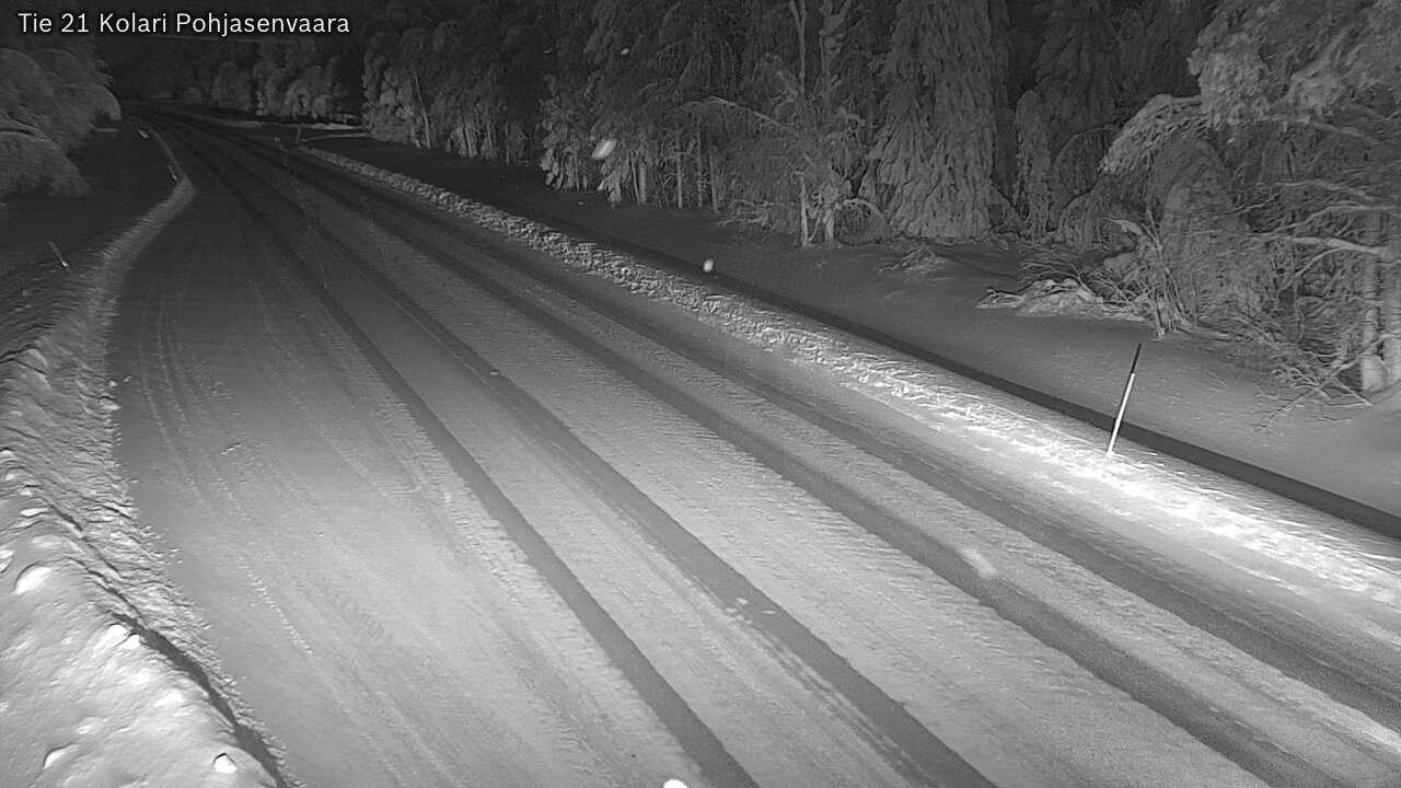 Weather Camera Image Väg 21 Kolari, Pohjasenvaara, Kolari, Lappi