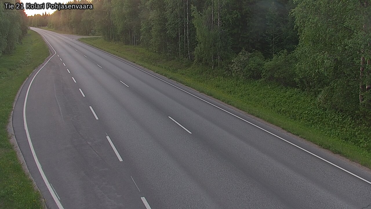 Weather Camera Image Road 21 Kolari, Pohjasenvaara, Kolari, Lappi