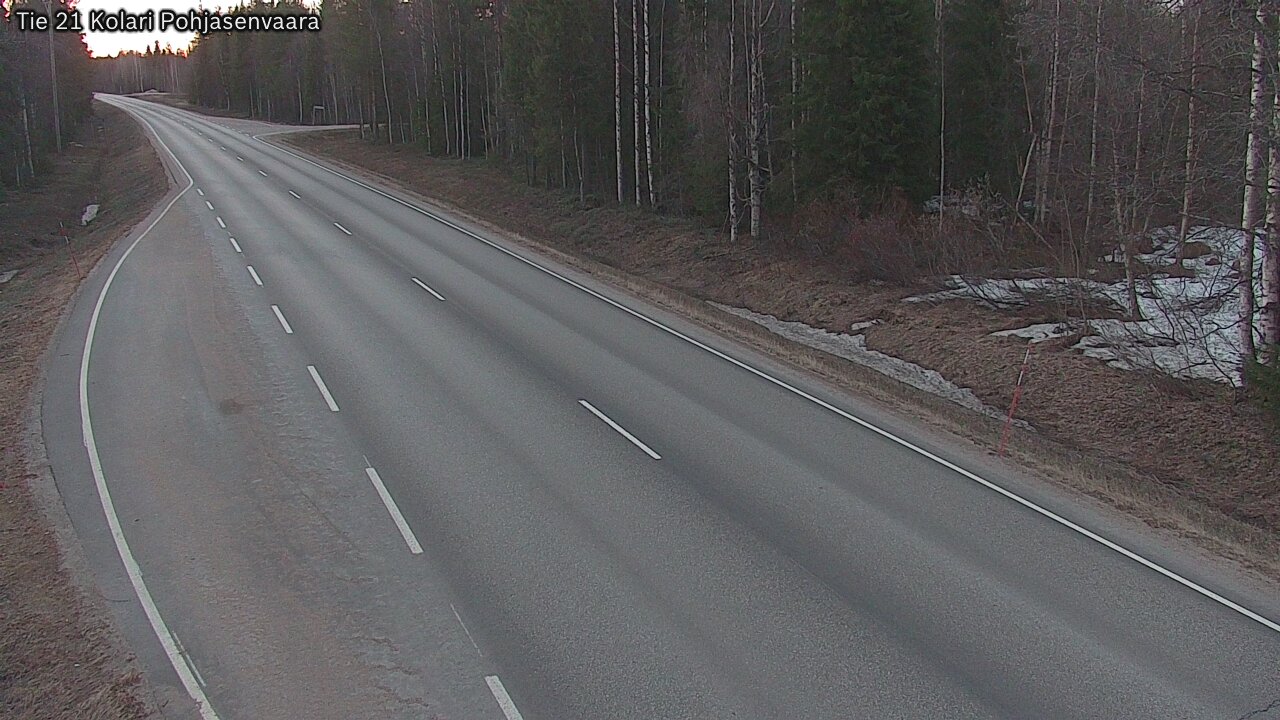 Weather Camera Image Road 21 Kolari, Pohjasenvaara, Kolari, Lappi