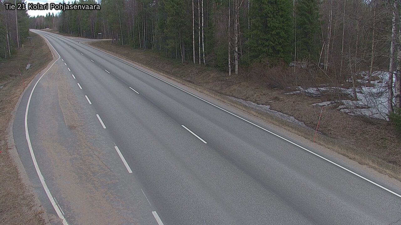 Weather Camera Image Väg 21 Kolari, Pohjasenvaara, Kolari, Lappi