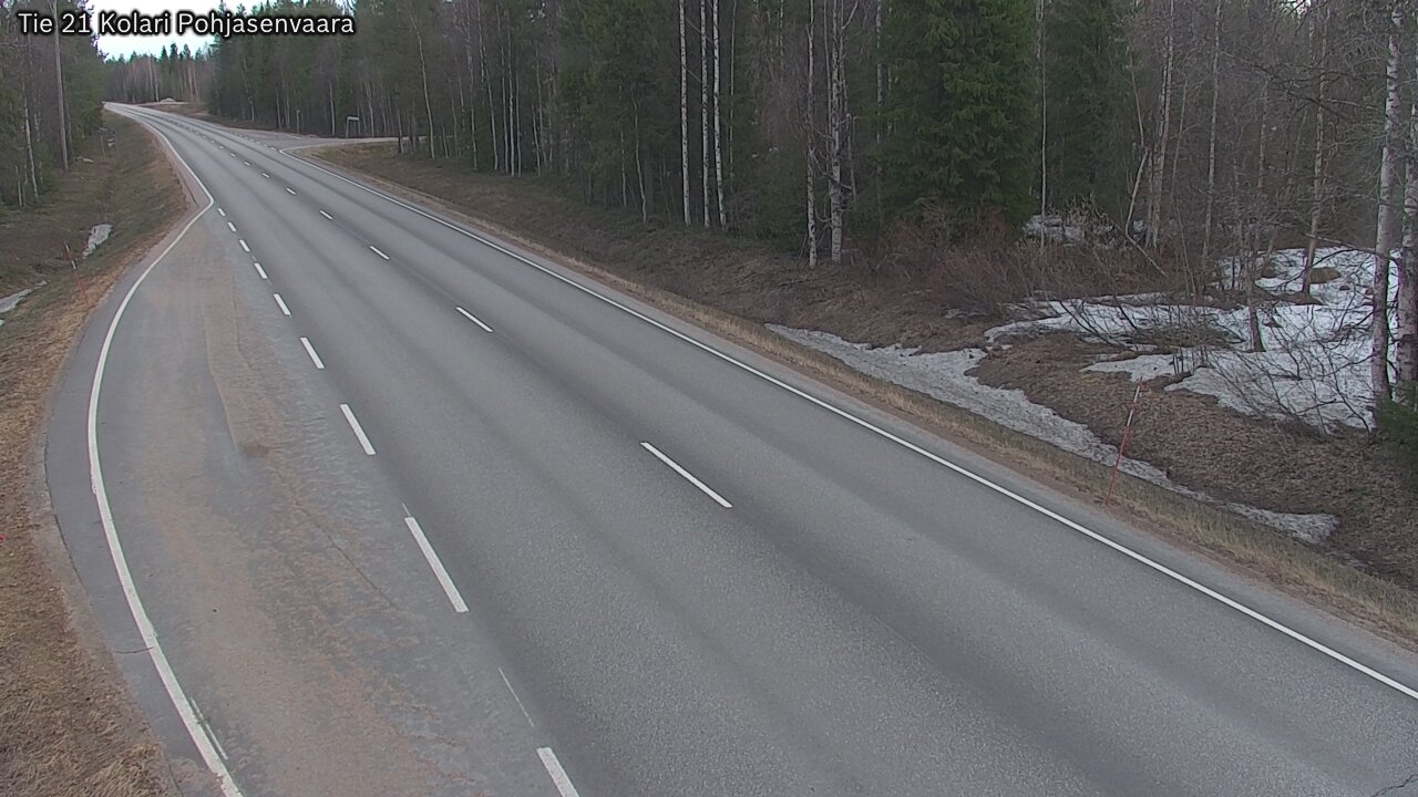 Weather Camera Image Road 21 Kolari, Pohjasenvaara, Kolari, Lappi