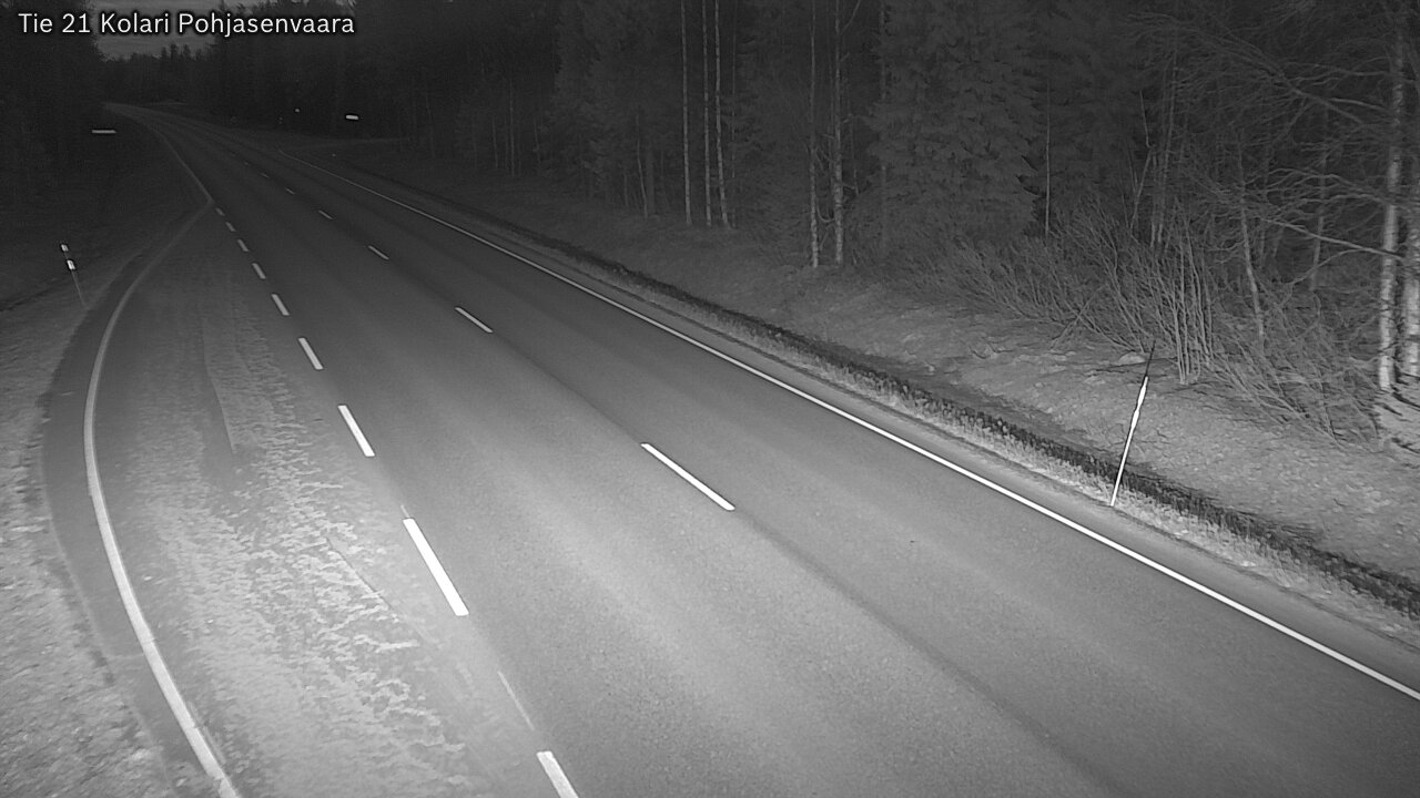 Weather Camera Image Road 21 Kolari, Pohjasenvaara, Kolari, Lappi