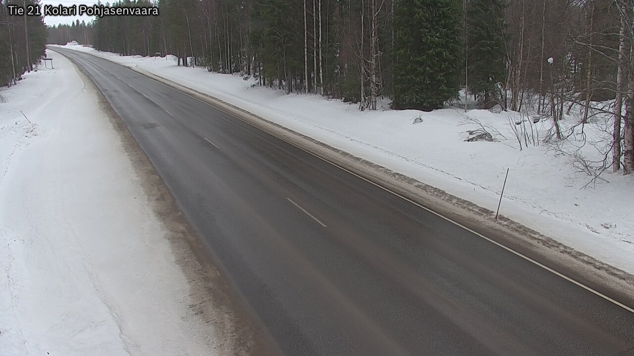 Weather Camera Image Road 21 Kolari, Pohjasenvaara, Kolari, Lappi