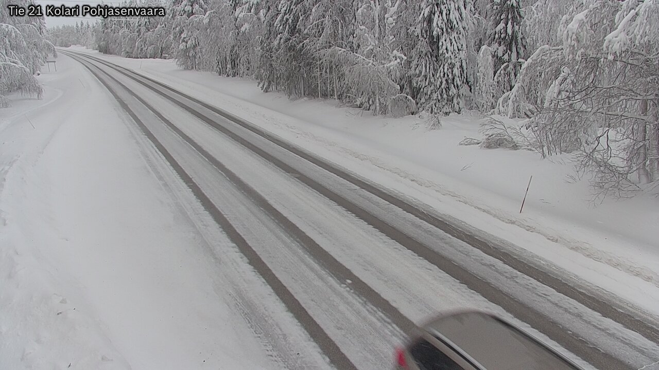 Weather Camera Image Väg 21 Kolari, Pohjasenvaara, Kolari, Lappi