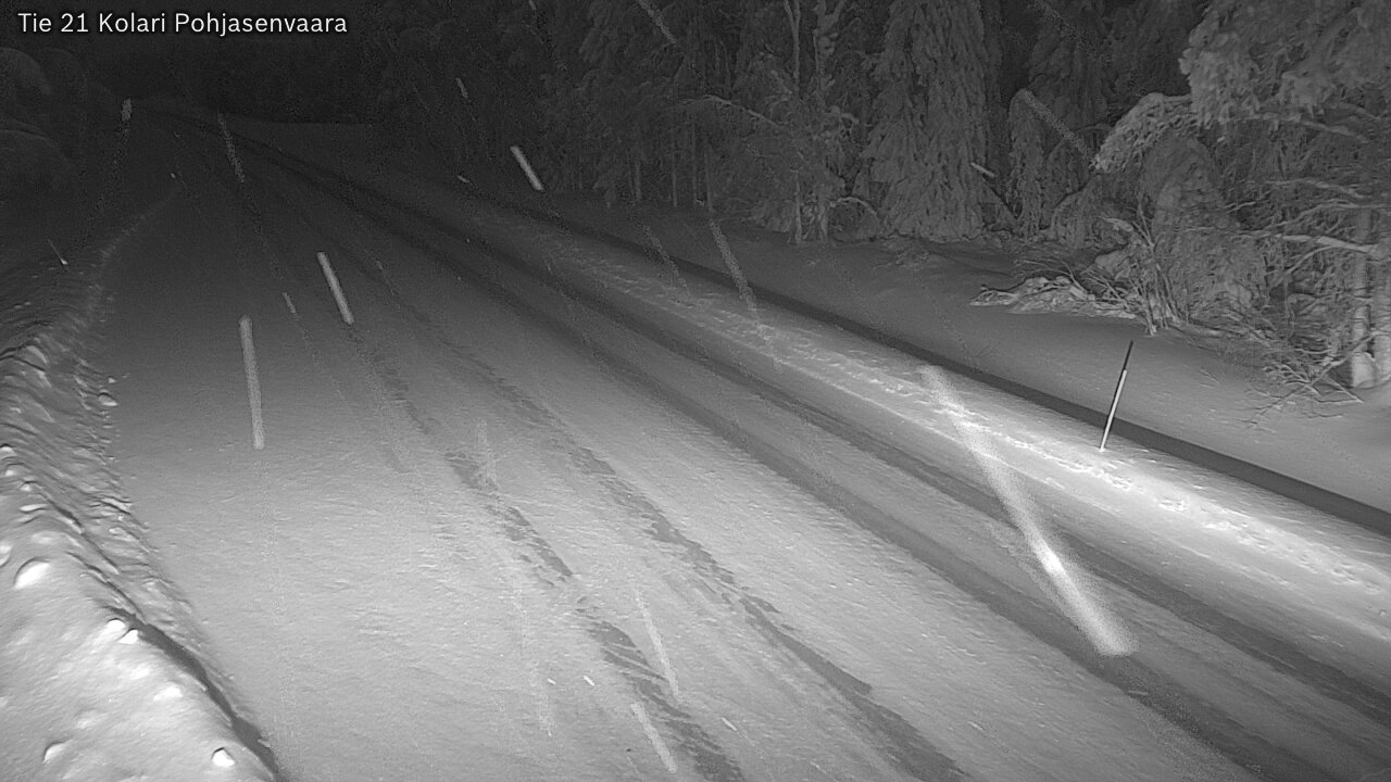 Weather Camera Image Väg 21 Kolari, Pohjasenvaara, Kolari, Lappi