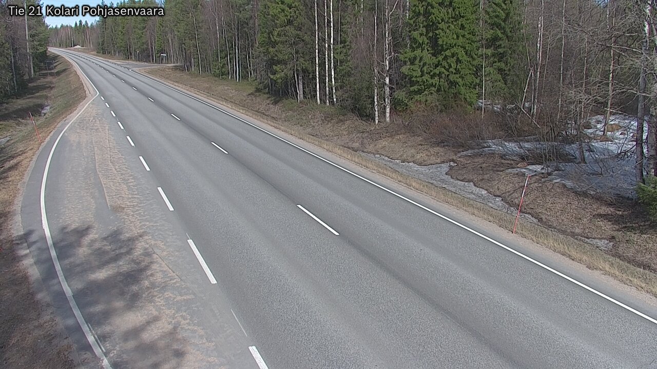 Weather Camera Image Road 21 Kolari, Pohjasenvaara, Kolari, Lappi
