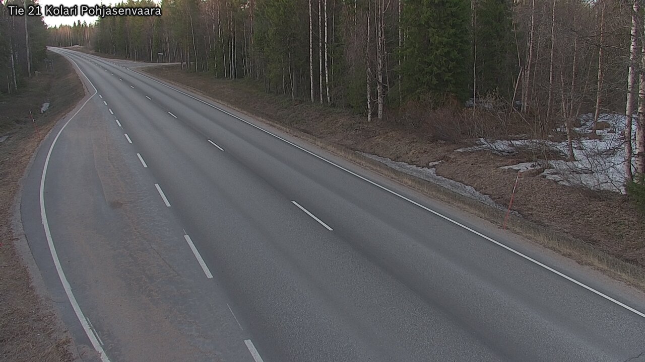 Weather Camera Image Road 21 Kolari, Pohjasenvaara, Kolari, Lappi