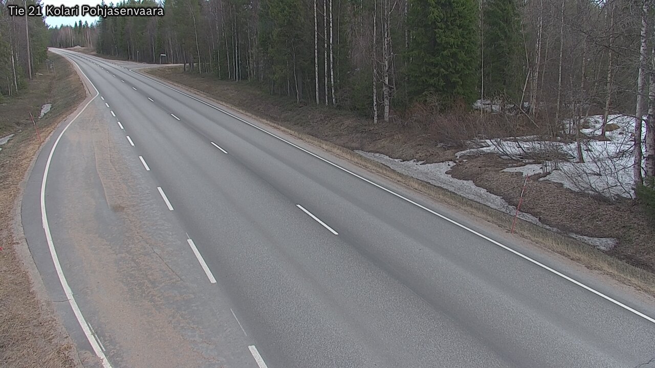 Weather Camera Image Road 21 Kolari, Pohjasenvaara, Kolari, Lappi