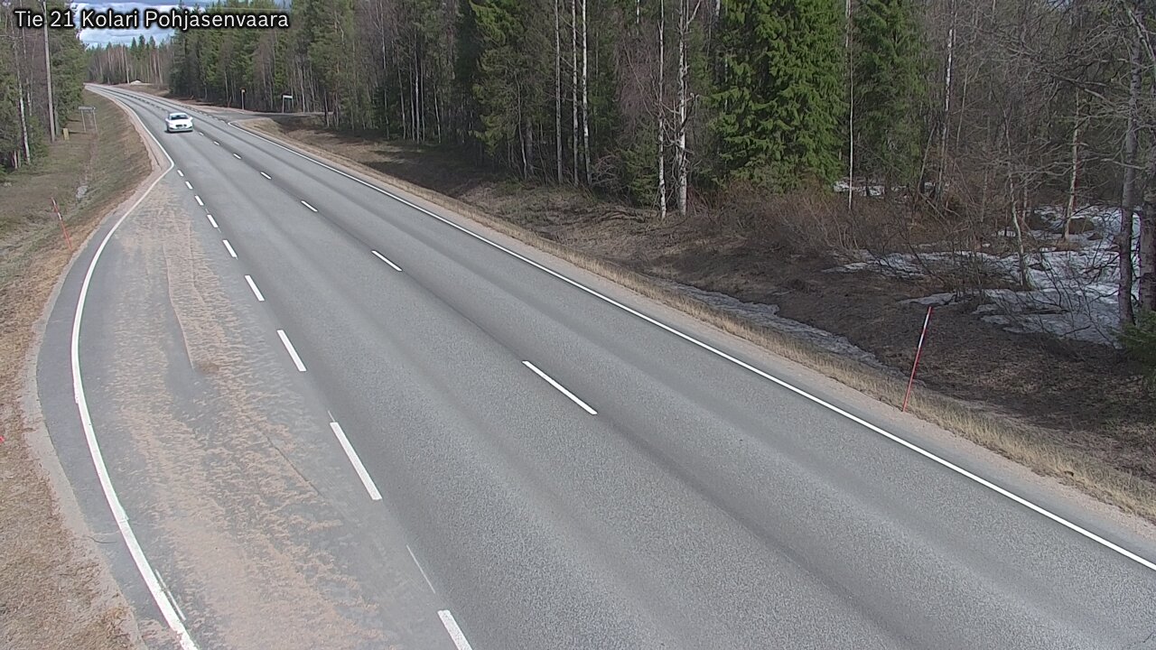 Weather Camera Image Väg 21 Kolari, Pohjasenvaara, Kolari, Lappi