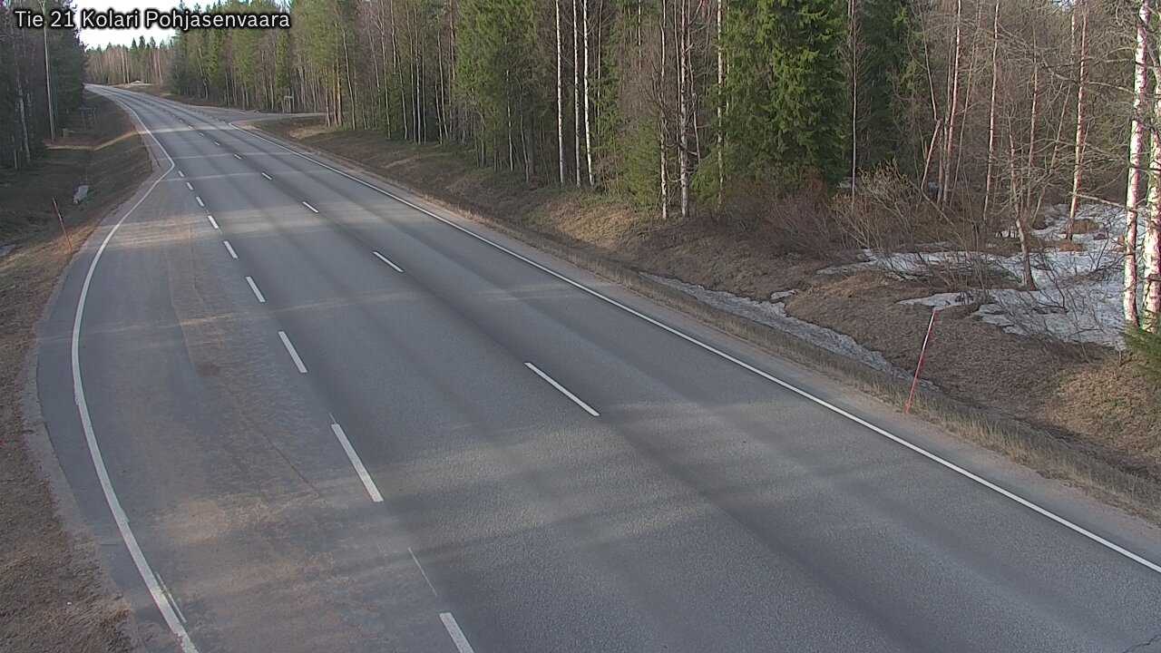 Weather Camera Image Road 21 Kolari, Pohjasenvaara, Kolari, Lappi
