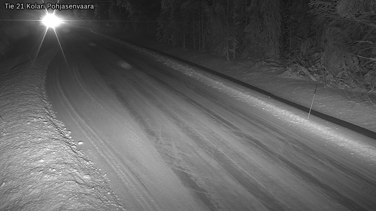 Weather Camera Image Road 21 Kolari, Pohjasenvaara, Kolari, Lappi