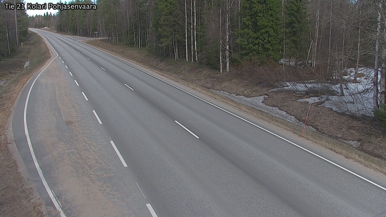 Weather Camera Image Road 21 Kolari, Pohjasenvaara, Kolari, Lappi