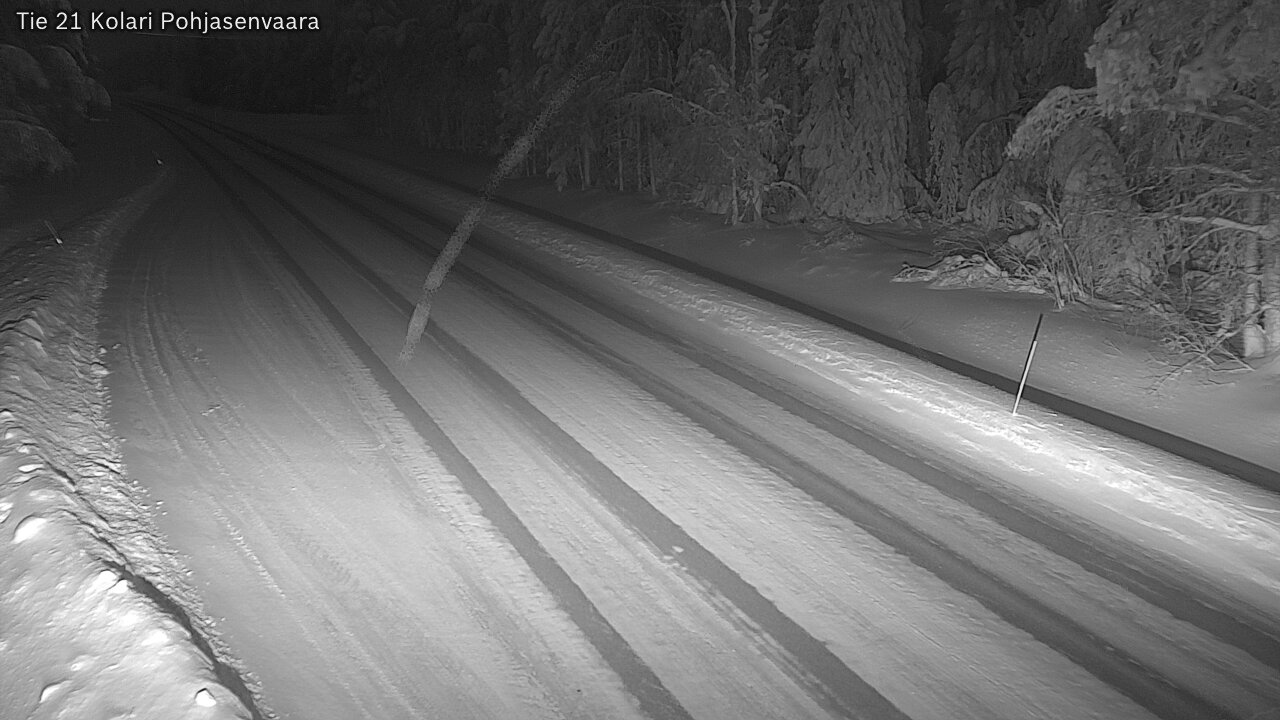 Weather Camera Image Väg 21 Kolari, Pohjasenvaara, Kolari, Lappi