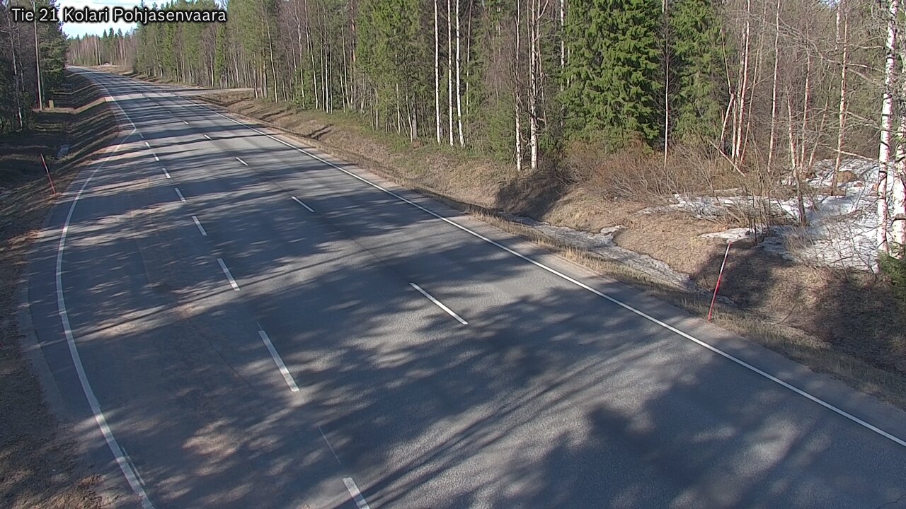 Weather Camera Image Road 21 Kolari, Pohjasenvaara, Kolari, Lappi