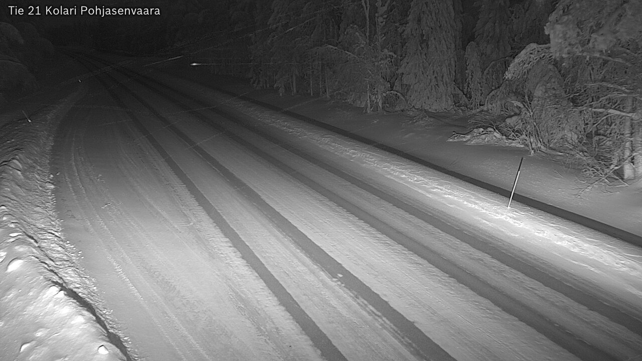 Weather Camera Image Väg 21 Kolari, Pohjasenvaara, Kolari, Lappi