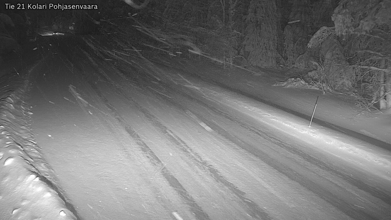 Weather Camera Image Väg 21 Kolari, Pohjasenvaara, Kolari, Lappi